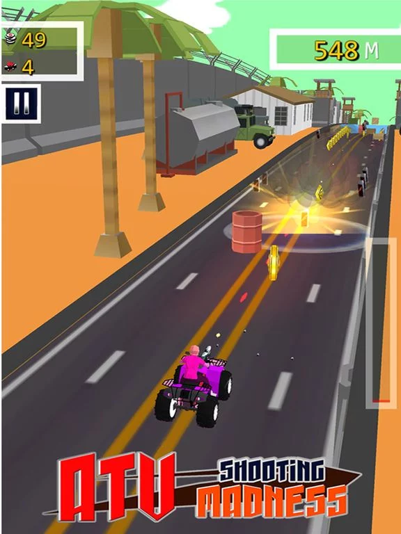 Изображение игры: ATV Shooting Madness - Free 3D Adventure Race Game