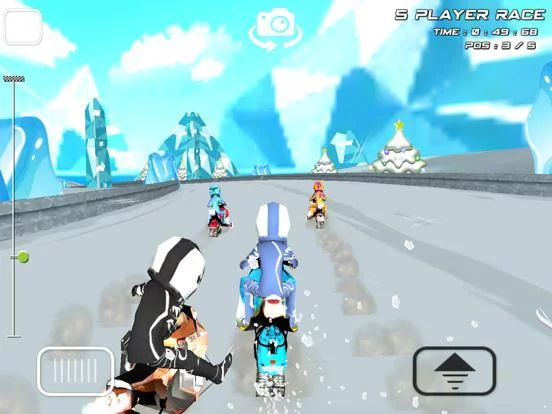 Изображение игры: SnowMobile Icy Racing - SnowMobile Racing For Kids