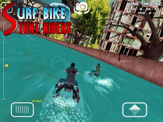 Изображение игры: Surf Bike Stunt Rider - Free Jet Ski Racing Games