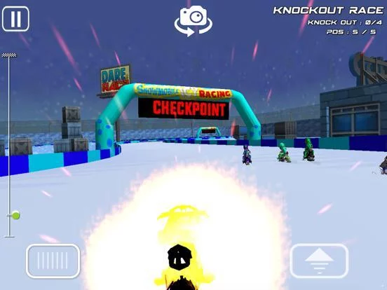 Изображение игры: SnowMobile Icy Racing - SnowMobile Racing For Kids