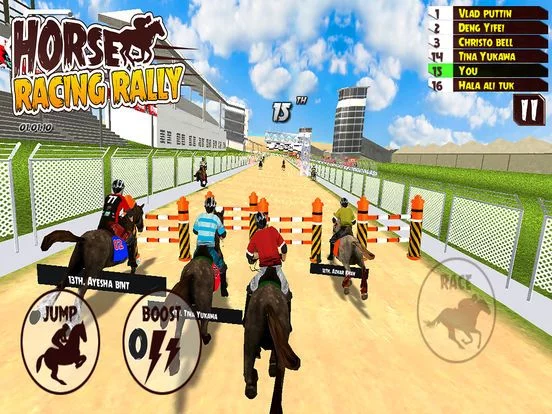 Изображение игры: Horse Riding Racing Rally