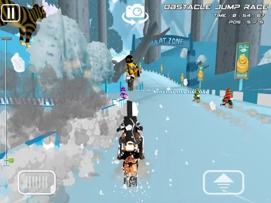 Изображение игры: SnowMobile Icy Racing - SnowMobile Racing For Kids