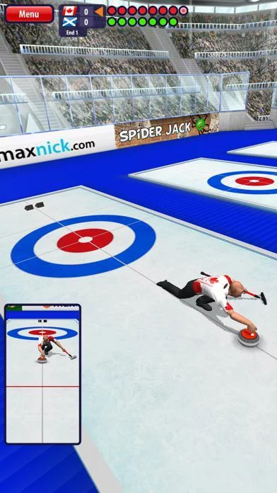 Изображение игры: Curling3D