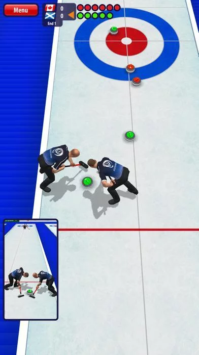 Изображение игры: Curling3D