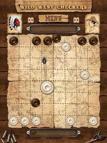 Изображение игры: Wild West Checkers free