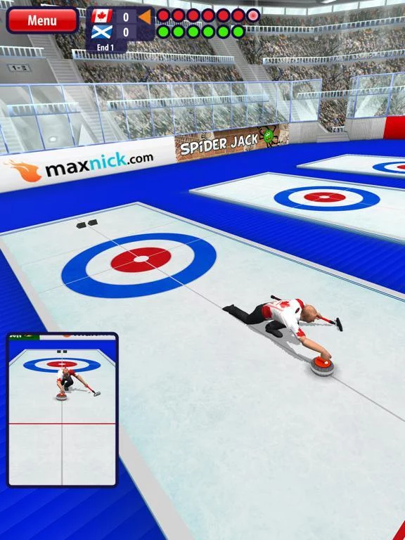 Изображение игры: Curling3D HD