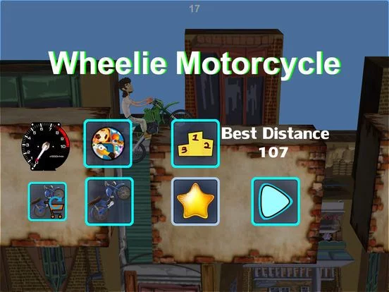Изображение игры: Wheelie Motorcycle