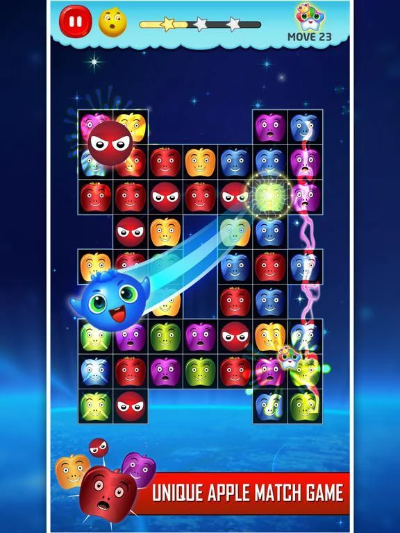 Изображение игры: Apple Fruits Bubble Blast Pro