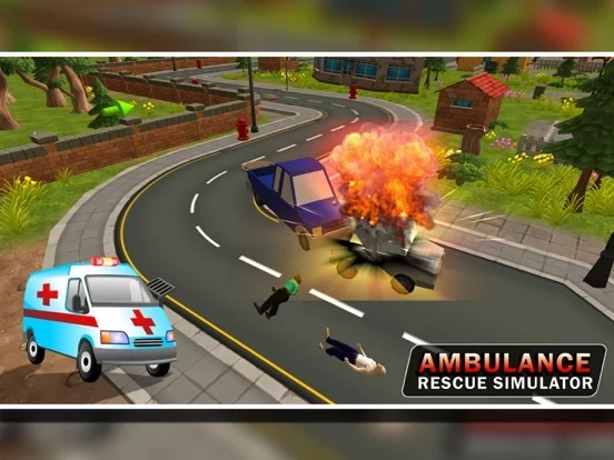Изображение игры: Ultimate Rescue Ambulance Driving Simulator