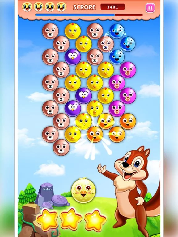 Изображение игры: Bubble Shooter Squirrel POP