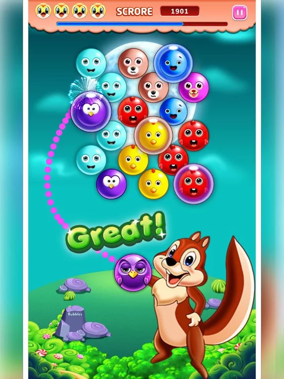 Изображение игры: Bubble Shooter Squirrel POP