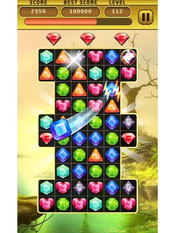 Изображение игры: Jewel Crush Match 3 Jewels