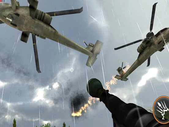 Изображение игры: Gunship Air Helicopter Battle: Gunner Strike