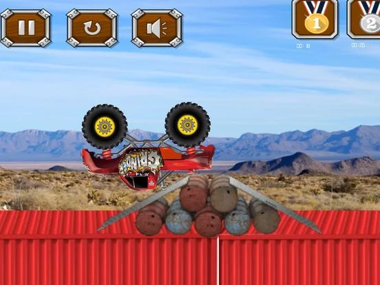 Изображение игры: Monster Truck Stunt Rider Race - Legends Offroad 2016