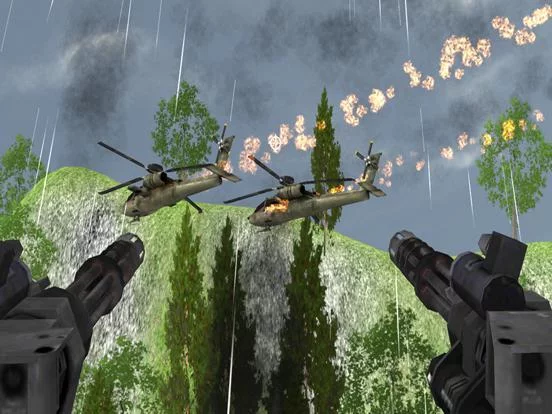 Изображение игры: Gunship Air Helicopter Battle: Gunner Strike