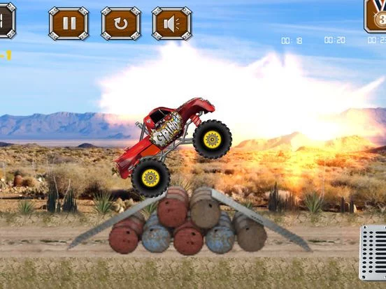 Изображение игры: Monster Truck Stunt Rider Race - Legends Offroad 2016