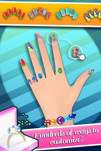 Изображение игры: Nail Salon Makeover