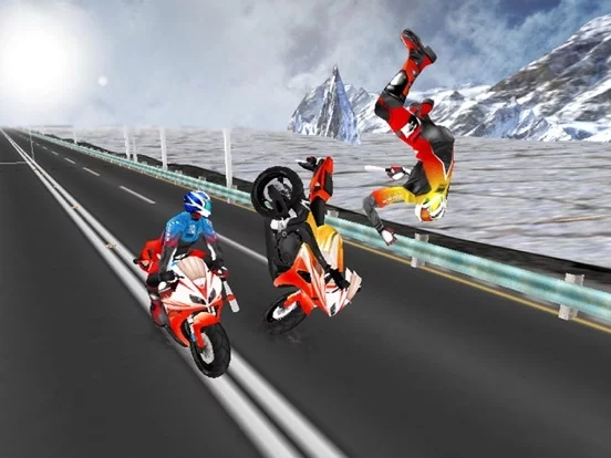 Изображение игры: CSR Death Moto Drift Racing Simulator – show mad skills to become a motocross bike race pro