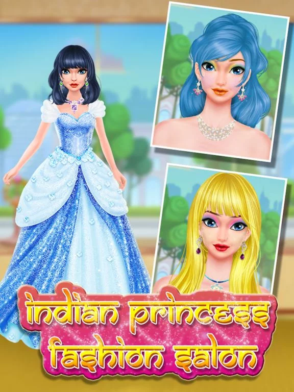 Изображение игры: Indian Princess Fashion Salon