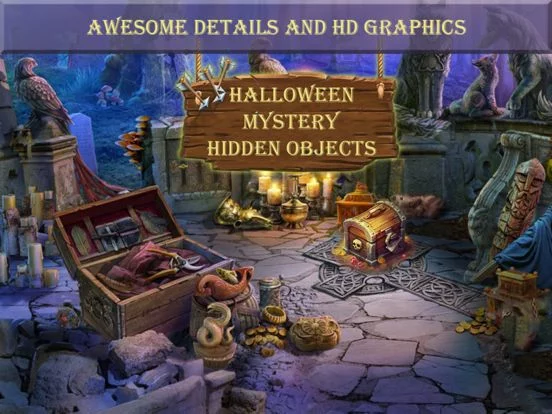 Изображение игры: New Halloween Mystery Hidden Objects