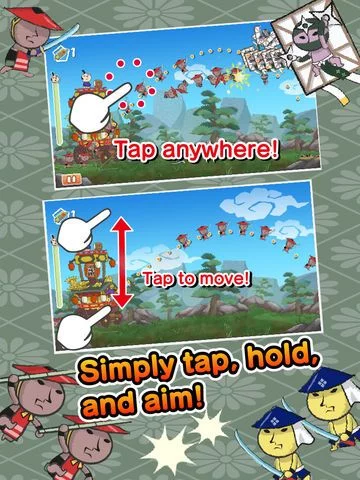 Изображение игры: Sky-High Samurai