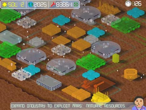 Изображение игры: Mars Tycoon