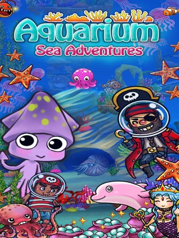 Изображение игры: Aquarium Island: Build kingdoms of ocean life