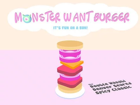 Изображение игры: Monster Want Burger