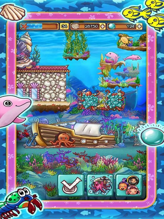 Изображение игры: Aquarium Island: Build kingdoms of ocean life