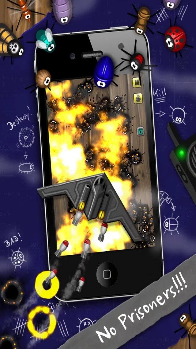 Изображение игры: Pocket Bugs & Photo Destroyer: Destroy insects and relief stress!