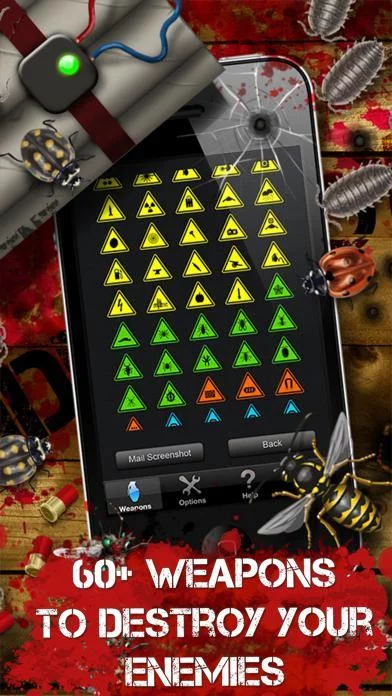 Изображение игры: iDestroy Reloaded: Avoid pest invasion, Epic bug shooter game with crazy war weapons