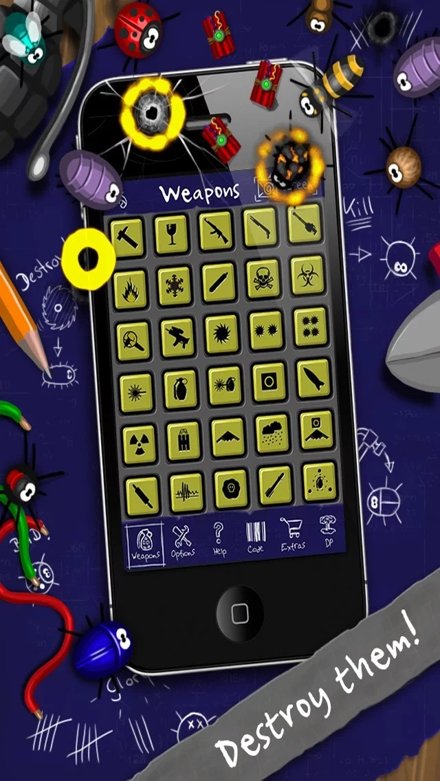 Изображение игры: Pocket Bugs & Photo Destroyer: Destroy insects and relief stress!