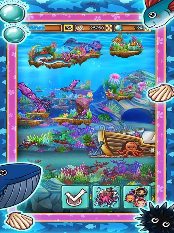 Изображение игры: Aquarium Island: Build kingdoms of ocean life