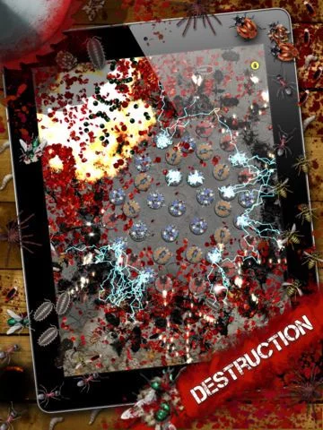 Изображение игры: iDestroy HD Free: Game of bug Fire, Destroy pest before it age! Bring on insect war!