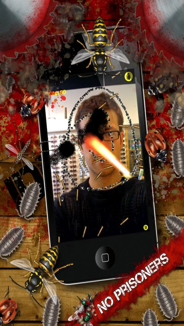 Изображение игры: iDestroy Reloaded - torture the bloody bugs with awesome weapons in a sandbox
