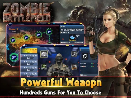 Изображение игры: Zombie Battlefield