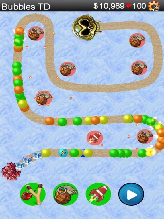 Изображение игры: Bubbles TD