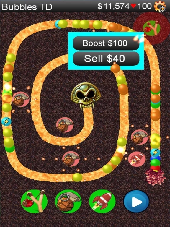 Изображение игры: Bubbles TD