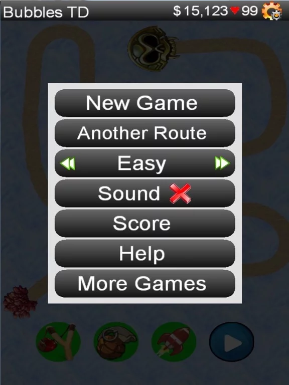 Изображение игры: Bubbles TD