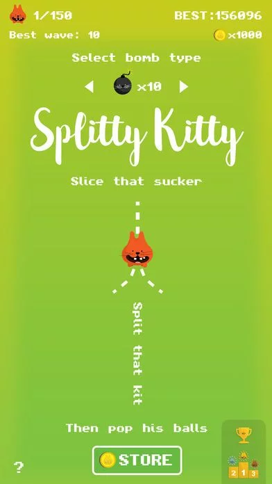 Изображение игры: Splitty Kitty