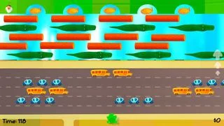 Изображение игры: Frogger Jr