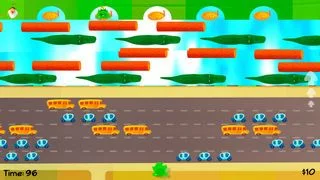Изображение игры: Frogger Jr