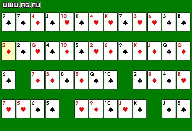 Изображение игры: Montana Solitaire