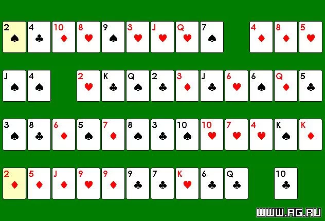 Изображение игры: Montana Solitaire