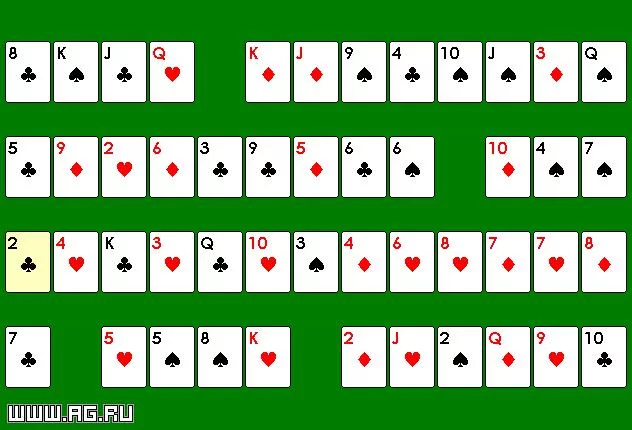 Изображение игры: Montana Solitaire