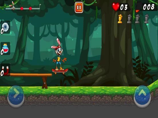 Изображение игры: Bunny Skater
