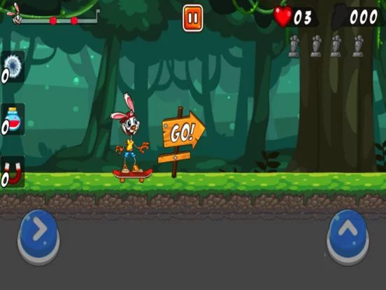Изображение игры: Bunny Skater