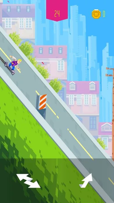 Изображение игры: Skater Downhill