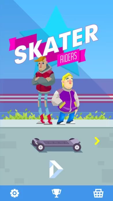 Изображение игры: Skater Downhill