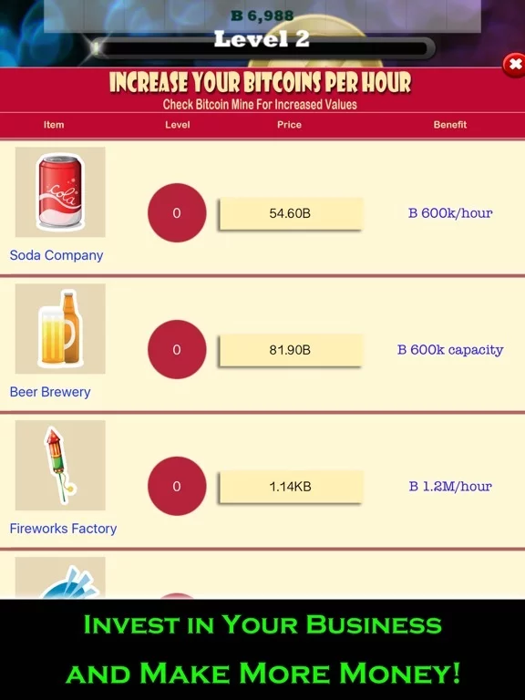 Изображение игры: Bitcoin Evolution - Run A Capitalism Firm And Become A Billionaire Tycoon Clicker